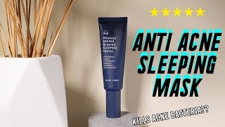 Best acne treatment for mild acne ft Allies of Skin Promise Keeper Blemish Sleeping Facial [upl. by Wells]