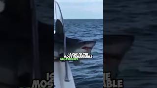 Mako Shark Encounter Astonishing Boat Interactions [upl. by Esiuolyram]