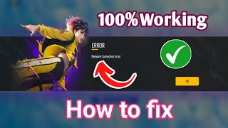 How To Fix Free Fire Network Connection Error  Free Fire Network problem [upl. by Eronaele310]