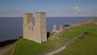 Reculver Tower 2018 Dji Mavic Pro 4K Drone Footage [upl. by Beverlie699]