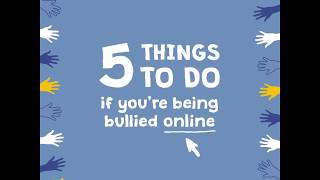 5 things to do if youre being bullied online [upl. by Melone]