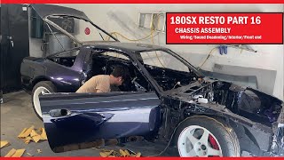 180SX Restoration Chassis Assembly Part 16 [upl. by Suhploda]