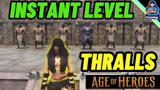 Conan Exiles Age of Heroes How to instant max level your thralls [upl. by Aimaj]