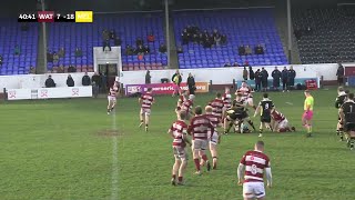 Watsonians vs Melrose  Scottish Rugby National 1  3224 [upl. by Valerie947]