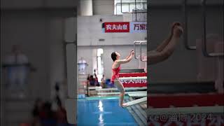 Shenzhen Team Zheng Hao  2024 National Junior Diving ChampionshipsThis 205c is just rightshorts [upl. by Fancy]