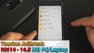 New Taurine Jailbreak iOS14  143 NO PCLaptop All iPhoneiPad Devices [upl. by Ateekahs]