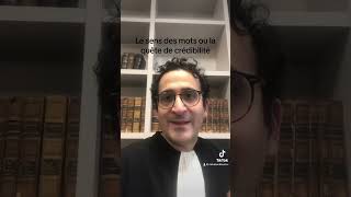 Le sens des mots ou quête de vérité… avocat penal [upl. by Eliott699]