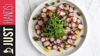 Octopus carpaccio  Akis Petretzikis [upl. by Muhammad]