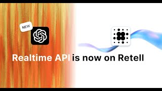 OpenAI Realtime API is now available on Retell [upl. by Darwin]