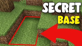 A Redstone secret underground base door Minecraft [upl. by Aihc]