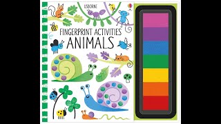 Fingerprint activities Animals  Usborne [upl. by Rowan]