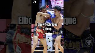 Elbow Technique In Muay Thai Fight ✅ [upl. by Akemhs]