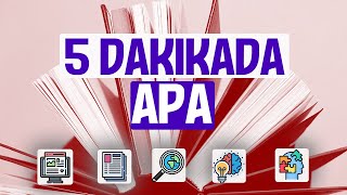 5 Dakikada APA Kuralları [upl. by Albina]