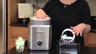 Cuisinart Stainless Steel Electric Ice Cream Maker at Bed Bath amp Beyond [upl. by Enaamuj]