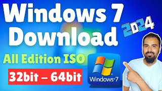 Windows 7 All Edition ISO Download Kaise Kare How to Download Windows 7 ISO File LATEST  2024 [upl. by Lux]