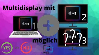 Mehrere Monitore an MacBook Pro M1 anschließen Möglich Mit DisplayLink und Dockingstation [upl. by Ahsinna]