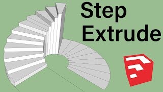 Stepped Extrude and Face Finder  SketchUp Plugins [upl. by Eizzo]