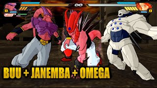 Super Buu Janemba y Omega Shenron fusion  DBZ Budokai Tenkaichi 3 ZhiendZ [upl. by Ecnerwaled]