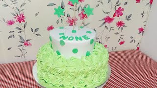 ROSETTE CAKE DESIGN FOR BEGINNERS  Chochon cakes [upl. by Magas]