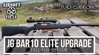 BAR10 Elite Upgrade JG FULL FIJO CUSTOM  Airsoft Yecla [upl. by Lirret]