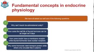 Fundamental concepts in Endocrine Physiology 1 [upl. by Humph]