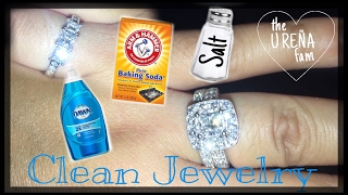 HOW TO CLEAN JEWELRY  DIY JEWELRY CLEANER [upl. by Ilak]