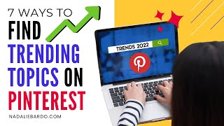 How to Find Whats Trending on Pinterest in 2022 Top Trending Topics Search Tools [upl. by Minnie]