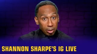 Reacting to Shannon Sharpes IG live [upl. by Aisad]