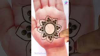 Beautiful Mandala mehndi design for front hand [upl. by Jed]