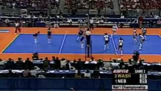 Washington wins 2005 NCAA Womens Volleyball Championship [upl. by Tnecnev]