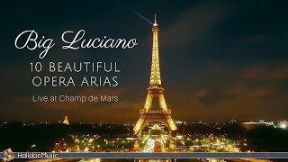 Luciano Pavarotti  10 Beautiful Opera Arias  Live Performance in Paris [upl. by Mchale583]