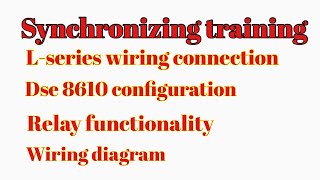 Training 150kva dual speed synchronizing 5060hz [upl. by Issac]