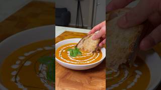 CREAMIEST Roasted Tomato and Pepper Soup Recipe of 2024 Easy amp Vegan [upl. by Ettenauq898]