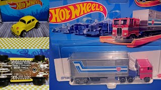 Hot Wheels x Transformers Truck Fleet G1 Optimus Prime  G1 Bumblebee Unspun 164 Scale Images [upl. by Alded]