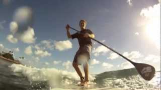 How to catch a wave with a stand up paddle board  extended  Blue Planet Surf  SUP [upl. by Nani]