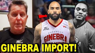 Official na Bagong import ng Barangay Ginebra Sinabi na ni Coach Tim Cone [upl. by Acired]