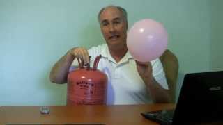 How to fill balloons from helium tank [upl. by Attenyl894]