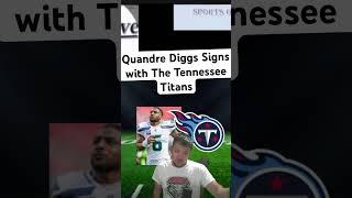 Quandre Diggs Signs with The Tennessee Titans [upl. by Rosecan]