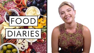 Everything Florence Pugh Eats In A Day  Food Diaries  Harpers BAZAAR [upl. by Godspeed]