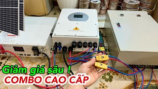 Combo năng lượng mặt trời CAO CẤP  LẮP RÁP SIÊU DỄ DÀNG   giảm giá sâu đến hết 152024 [upl. by Kajdan]