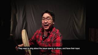 Inuit drum dancing and singing [upl. by Pang]