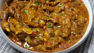 How to Cook Chicken Hearts and Gizzards Thick and Rich  Wanna Cook [upl. by Nahallac]