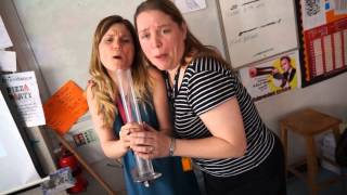 Alfreton Grange Staff  Glee  Dont Stop Believing  Year 11 Leavers Video [upl. by Suilenroc]