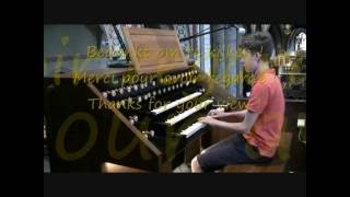 Gigi dAgostino  lamour toujours on church organ played by Antoine Anneessens [upl. by Lail]