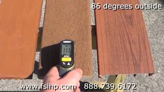 Decking Heat Test Comparison [upl. by Genesia690]