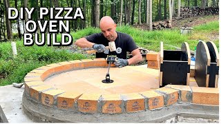 How to make a pizza oven from red bricks and cement [upl. by Erick]