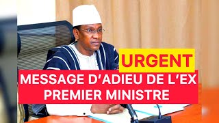 🔵🔴 Le dernier message d’au revoir de l’ex Premier Ministre Malien CHOGUEL [upl. by Pillihp839]