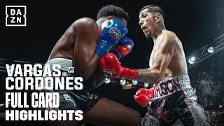 FULL CARD HIGHLIGHTS  FERNANDO VARGAS JR VS JUAN CARLOS CORDONES [upl. by Gally]