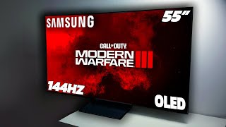 quotUnboxing amp Setup Samsung 55quot OLED S90D  4K UHD Gaming at 144Hzquot [upl. by Bram]