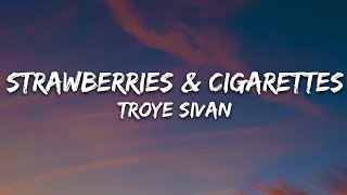 Troye Sivan  Strawberries amp Cigarettes Lyrics [upl. by Nylg]